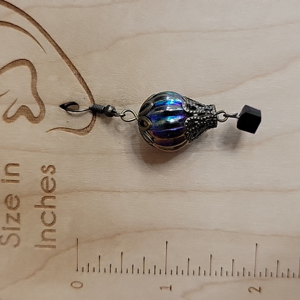 Hot Air Balloon Earrings - Picture 4 of 7